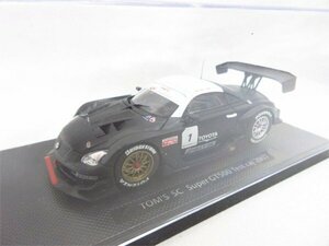 ◆◆1/43 TOM’S SC SuperGT500 TEST CAR 2007 BRIDGESTONE #1(ブラック×ホワイト)◆USED品 Ｍ4793