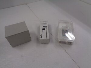 【ジャンク品・送料落札者様負担】SONY MDR-EX155　WF-LS900N Mac iPod touch付属　ステレオヘッドフォン x3種