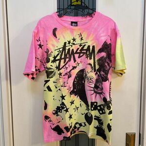 Tシャツ プリントTシャツ ステューシー　STUSSY タイダイ柄 Tシャツ　ストリート