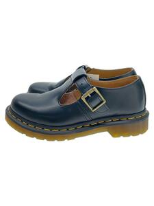 Dr.Martens◆POLLEY/ドレスシューズ/UK4/BLK/レザー