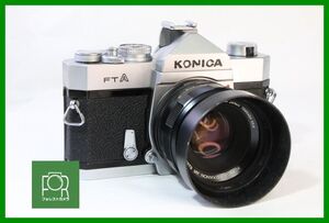 【同梱歓迎】実用■コニカ KONICA FTA ボディ+HEXANON AR 52mm F1.8■シャッター全速・露出計完動■JJ169