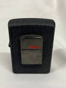 T8440 1円～　ジッポー zippo on the zippo ブラッククラックル