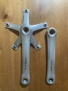 即決 ピストクランクSHIMANO DURA-ACE FC-7600 170 シマノ デュラエース チェーンリング NJS 競輪 ピン付 PCD144 トラック 定価7万越