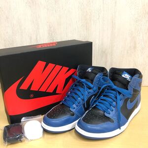 箱付き★【NIKE】ナイキ★ハイカットスニーカー 27.5cm 555088-404 Air Jordan 1 Retro High OG エアジョーダン 1 レトロ ハイ ブルー 11