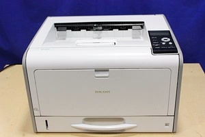 ◆使用枚数127593枚◆RICOH A3対応モノクロレーザープリンター ★IPSiO SP6410★　在1055Y