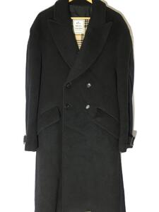 MIHARA YASUHIRO◆BACK TRENTCH COAT/トレンチコート/FREE/ウール/BLK/B05CT321