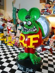 20年前のラットフィンク Rat Fink ボブルヘッド人形 首振り人形