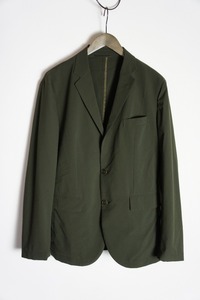 美品UNITED ARROWS green label relaxingアローズ CM WDG ストレッチ 2B M69 ジャケット3222-139-2480 カーキ612O