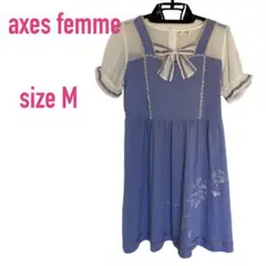 axes femme 半袖　ワンピース M