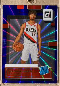 2022-23 Panini Donruss Blue prizm /49 Shaedon Sharpe