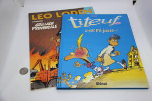 フランス コミック 2点セット 漫画 Titeuf, Leo Loden フランス語 France Manga