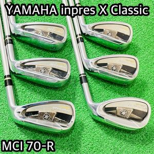 6624 YAMAHA inpres X classic MCI 70-R 右利き　ヤマハ　インプレス クラシック　アイアン 6本セット　送料無料　匿名配送