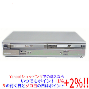 【中古】Panasonic ビデオ一体型DVDプレーヤー NV-VP50S リモコン付き [管理:30312456]