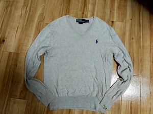 ポロ ラルフローレン Vネック セーター ニット POLO　Sサイズ