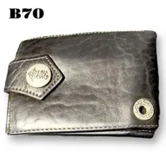 希少品！ BWL Bill Wall Leather ウォレット 折り財布 黒革