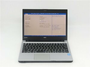中古　NEC　VC-H　Core 4世代i5　4GB　13型 ノートパソコン　BIOSまで表示　　詳細不明　　ジャンク扱い 　