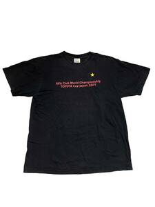 【限定品】半袖Tシャツ　FIFA JAPAN 2005 TOYOTA Cup L ブラック