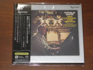 SVIATOSLAV RICHTER リヒテル/ グリーグ & シューマン ピアノ協奏曲 ESSW-90273 2023年発売 Esoteric エソテリック社 Hybrid SACD 国内帯有