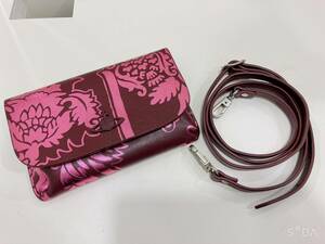 ◆【ほぼ未使用】Vivienne Westwood ヴィヴィアンウエストウッド ショルダーポーチ レザー ピンク バッグ