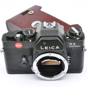 LEICA R3 ELECTRONIC ライカ Ｒ３ エレクトロニック 電池 革ケース PORTUGAL ポルトガル LEITZ ライツ 一眼レフ カメラ