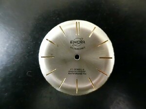 レア物 純正部品 エニカ ENICAR ウルトラソニック ULTRASONIC 17J ダイヤル 文字盤 干支 32mm 管理No.19909