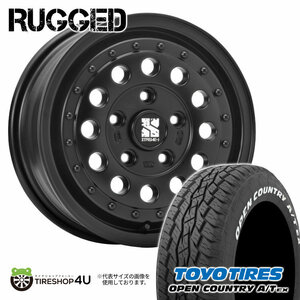 4本セット XTREME-J RUGGED 16x6.5J 5/100 +38 SBK TOYO トーヨー オープンカントリー A/T EX 205/65R16 WL ライズ ロッキー ハイブリッド