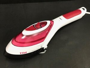 ★美品★ T-fal ハンディ アイロン ガーメントスチーマー ハンディスチーマー DV8610JI ピンク