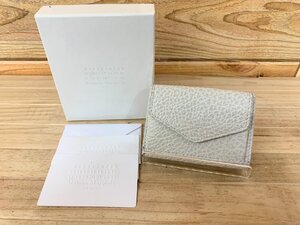 ■Maison Margiela メゾン マルジェラ ミニ財布 三つ折りウォレット 白 小銭入れ mini財布