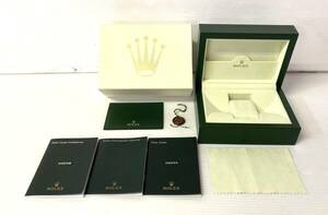 ★☆美品 純正 ROLEX ロレックス DAYTONA デイトナ モス Mサイズ 腕時計ケース BOX 箱 冊子 パスケース 赤タグ ウォッチケース 405☆★