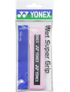 YONEX [ウェット スーパーグリップ] AC103-128 フレンチピンク 1本入