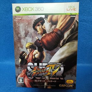 【ソフト欠品】 スーパーストリートファイターⅣ コレクターズ　パッケージ Xbox360ソフト　箱　スト4 　ストⅣ　Street　Fighter