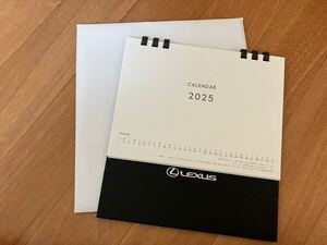 即決　2025年　レクサス　LEXUS 卓上　カレンダー　令和7年