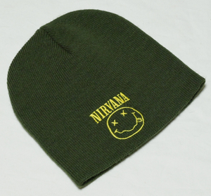 NIRVANA ニット帽 / ニルバーナ / オフィシャル・キャップ 未販売商品 送料無料