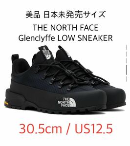 極美品 30.5cm NORTH FACE Glenclyffe LOW グレンクリフ ロー ブラック 黒 ノースフェイス TNF US12.5 日本未展開サイズ NF02441R