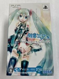 未開封品　SEGA PSP 初音ミク Project DIVR プロジェクト ディーヴァ　でっかい お買い得版 ねんどいろ ふっこくばん付き