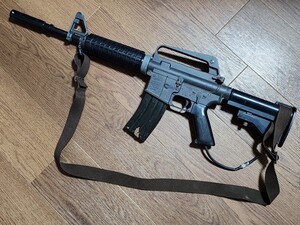 ジャンク　JAC？ XM177E2　メーカー不明　外部ソースガスガン　メタルレシーバー　マルシン？　（ M4A1 CARBINE M4