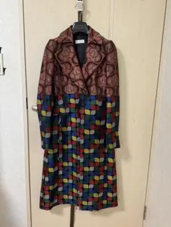 【Dries Van Noten】カラフル柄コート（サイズ34） 美品