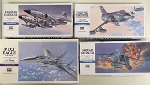 ハセガワ 1/72 航空自衛隊 F-15J F-104J/CF-104 F-104S/G ジャギュアGR mMk.1 4点/機 まとめ品