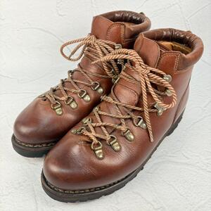 【良品】PARABOOT パラブーツ アヴォリアーズ 登山靴 トレッキング 茶 ブラウン 7.5 26cm 仏製 ラバーソール 雨天着用可 カジュアル