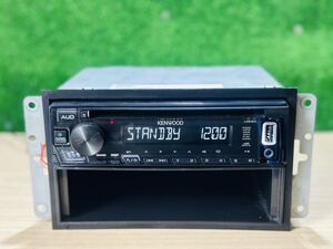 【中古品】KENWOOD ケンウッド CDデッキ CDプレイヤー カーオーディオ USB レシーバーU340W