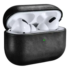 【新着商品】Pro（2019年10月発売専用）EUKUS for AirPods Pro AirPods レザーケース カバー エアーポッズプロケース 分離式 全面保護 for 落下防止 耐衝撃 紛失防止 装着充電可能 充電便利 ケース LEDライト可視 ワイ