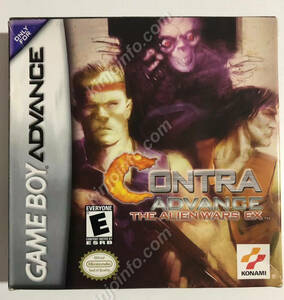 Contra Advance: The Alien Wars EX【中古美品・完品・GBA北米版】