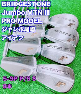 ★超希少品 豪華8本セット★ ジャンボ尾崎プロモデル JUMBO MTN Ⅲ PROMODEL 5-9 P P/S S アイアン★PRECISION FM(6.0) マッスルバック 3