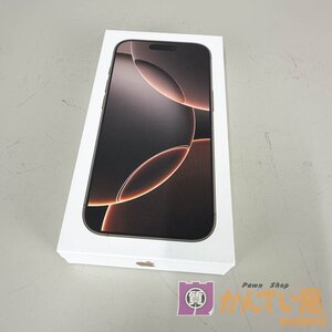 [9356-003]iPhone16Pro 128GB SIMフリー端末 【中古】 未使用品 MYMX3J/A デザートチタニウム A3292 1円スタート アップル