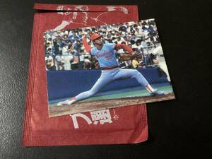 未開封開封品　カルビー79年　山根（広島）　V2　セントラルリーグ チャンピオン　プロ野球カード　美品　レアブロック