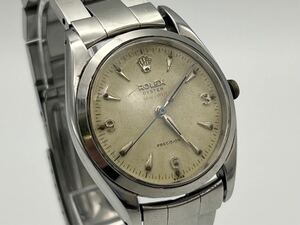 K16KF6 稼働品 ROLEX OYSTER PRECISION ref.6422 ロレックス オイスター プレシジョン 手巻き リューズ欠品