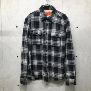 Dickies ディッキーズ ネルシャツ チンストXL フラップポケット Flannel Check Shirts 長袖シャツ チェック柄 古着 vintage ビンテージ 60s