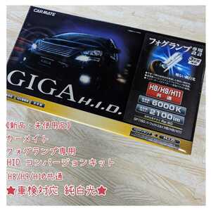 《新品未使用品》カーメイト GIGA フォグランプ専用HIDコンバージョンキット　GF1160パーフェクトスカイ　H8/H9/H10共通　