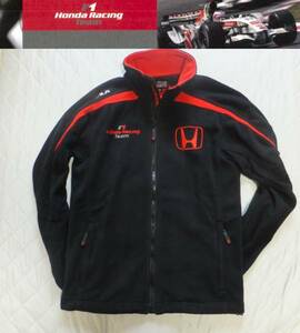 ★F1 Honda Racing Team Official Fleece Full zip Jacket ・ USED
