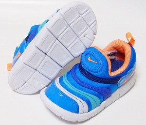 NIKE DYNAMO FREE TD 水色 オレンジ 13cm ナイキ ダイナモ フリー フォトブルー 343938-412